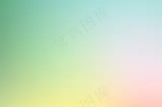 春季浅粉色和绿色的渐变背景矢量