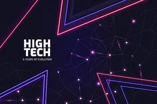 高科技霓虹灯背景