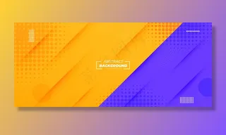 现代抽象黄色渐变背景。