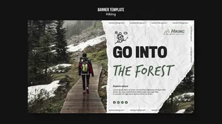 进入forrest横幅banner模板