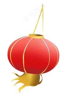 元宵节红色灯笼