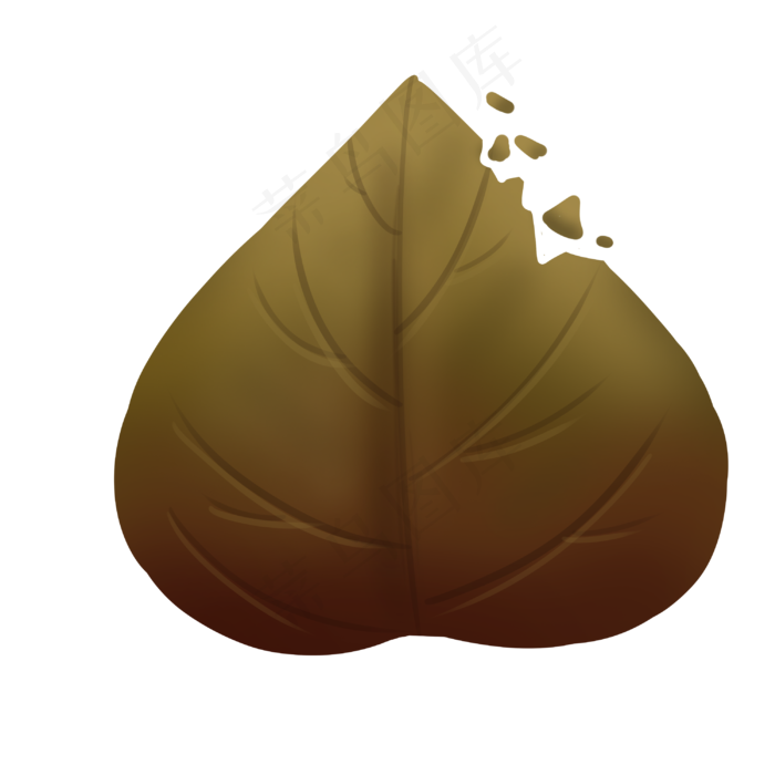 黄色秋天写实落叶