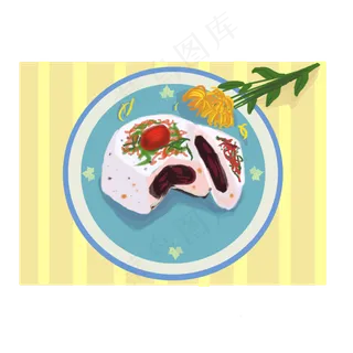 重阳节重阳糕手绘