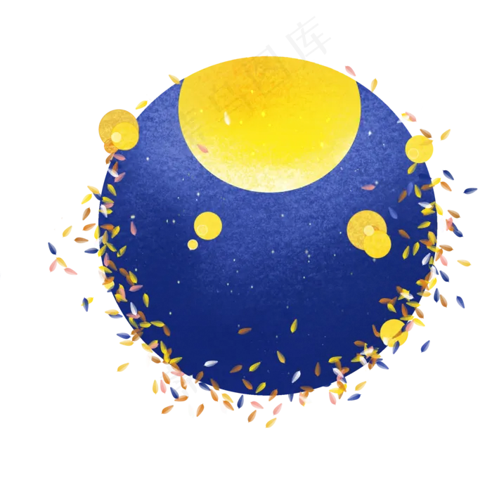 中秋节边框(2000X2000(DPI:300))psd模版下载