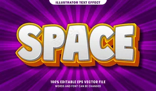 空间可编辑文本样式效果