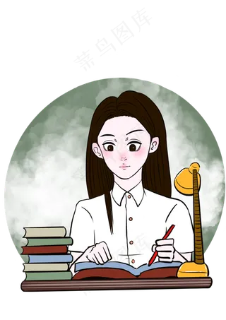 教师节老师在认真批改学生作业