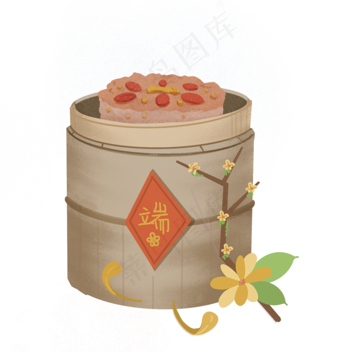 重阳节桂花糕(2000X2000(DPI:132))psd模版下载