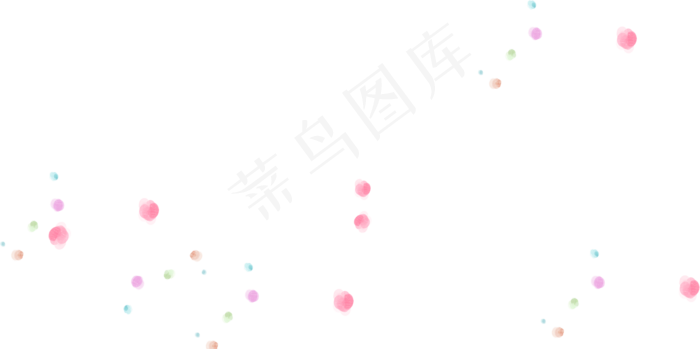飘浮的粉色花瓣元素素材