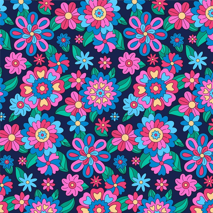 手绘花纹eps,ai矢量模版下载