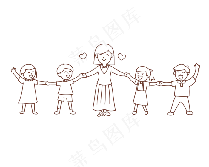 线描教师节难忘师恩(2500X2000(DPI:300))psd模版下载