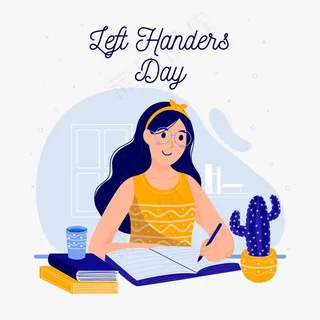 女作家左撇子日
