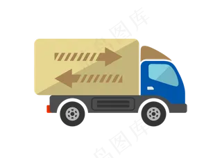 双十一物流运输货车