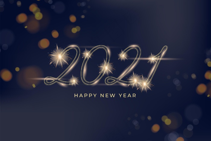 烟花2021年新年背景eps,ai矢量模版下载