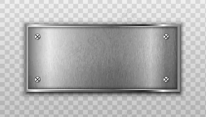 金属板隔离在透明的玻璃上