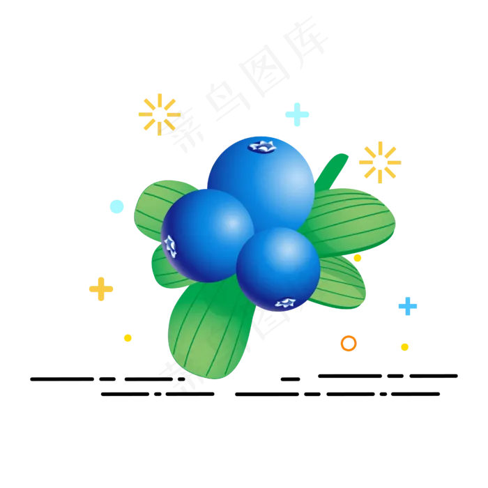 矢量手绘卡通水果ai矢量模版下载