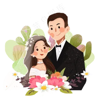 七夕节浪漫爱情PNG免扣素材