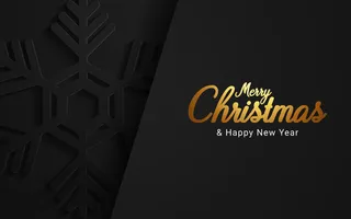 在黑暗的背景下祝你圣诞快乐，新年快乐