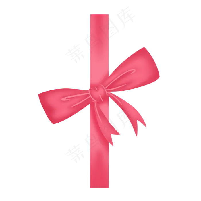 红色唯美丝带飘带蝴蝶结彩带(2000X2000(DPI:300))psd模版下载