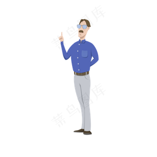 教师节老师人物形象简约风