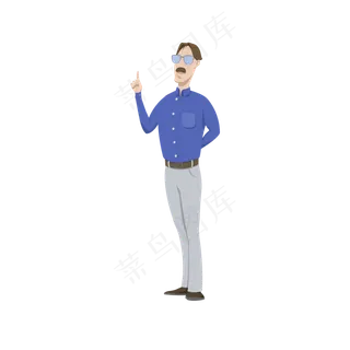 教师节老师人物形象简约风