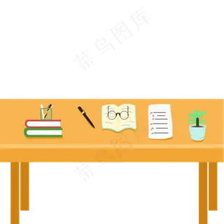 教师节讲桌书本钢笔