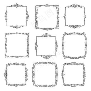 复古装饰框套装