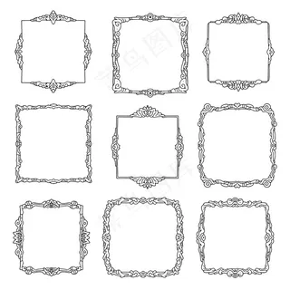 复古装饰框套装 复古装饰框套装