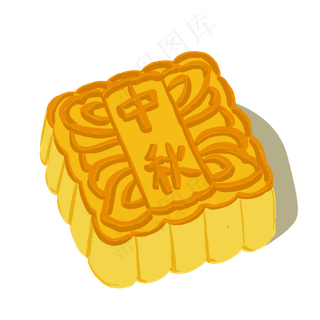 中秋节月饼手绘素材