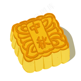中秋节月饼手绘素材