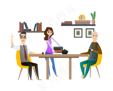 重阳节一家人团圆场景套图