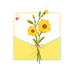 教师节花朵向日葵