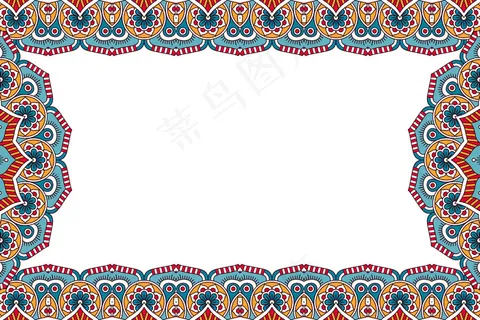 装饰美丽的背景几何圆元素