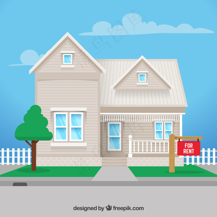 白宫出租屋背景