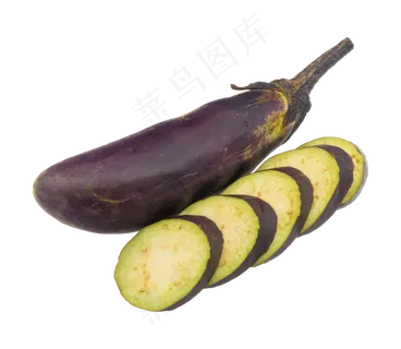一个茄子切开