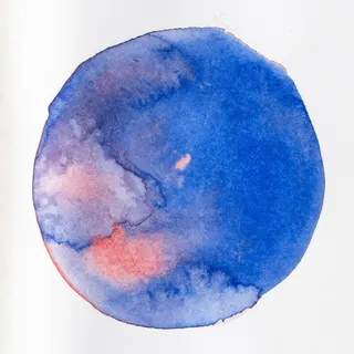 画布上的水蓝色圆形纹理