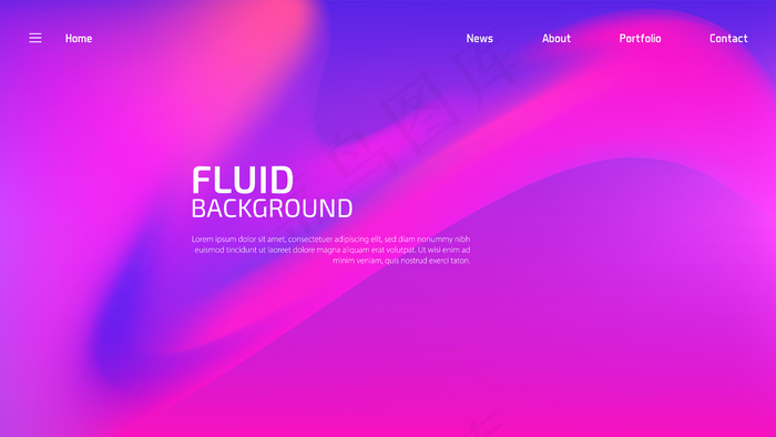 潮流流体梯度背景。