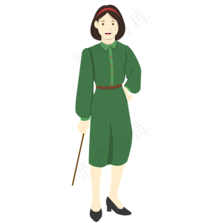 手绘矢量教师节老师