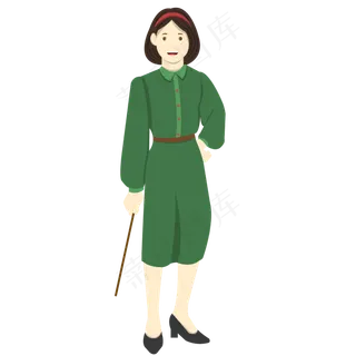 手绘矢量教师节老师