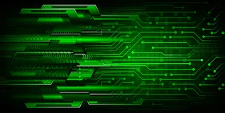 绿色网络电路未来技术背景