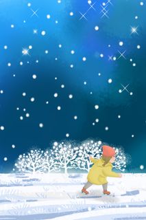 趣味冬令营旅游psd分层banner