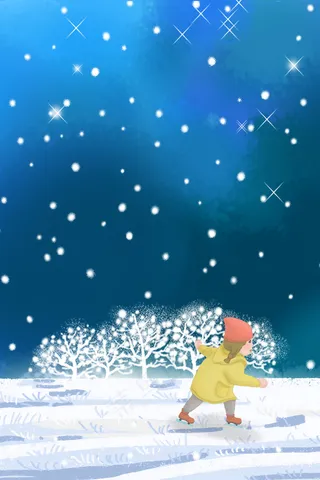 趣味冬令营旅游psd分层banner