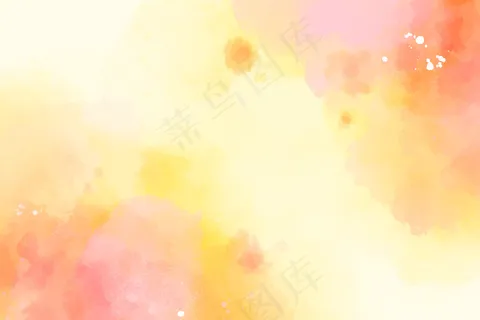 彩色背景水彩设计