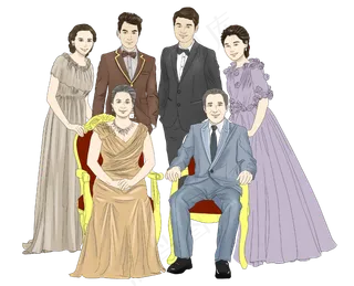 重阳节主题全家福合影