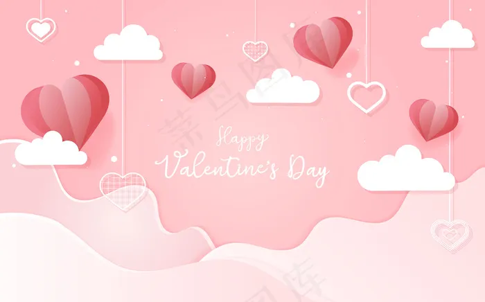 情人节矢量设计理念eps,ai矢量模版下载