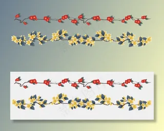 梅花桂花分割线