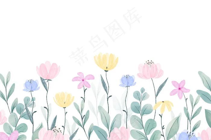 手绘弹簧背景eps,ai矢量模版下载