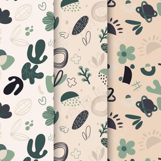 抽象手绘图案集