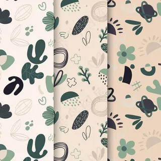 抽象手绘图案集