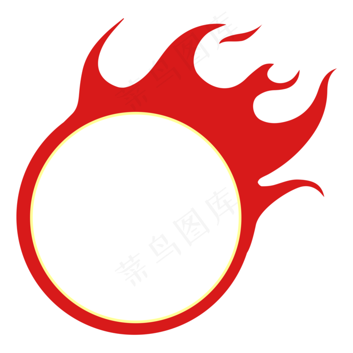 促销火图标(2000*2000px 300 dpi )ai矢量模版下载