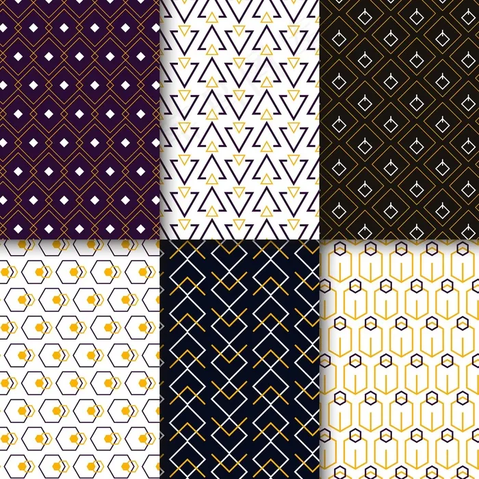 极简几何图案系列eps,ai矢量模版下载